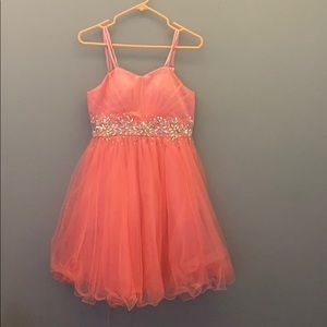 Pink formal dress
